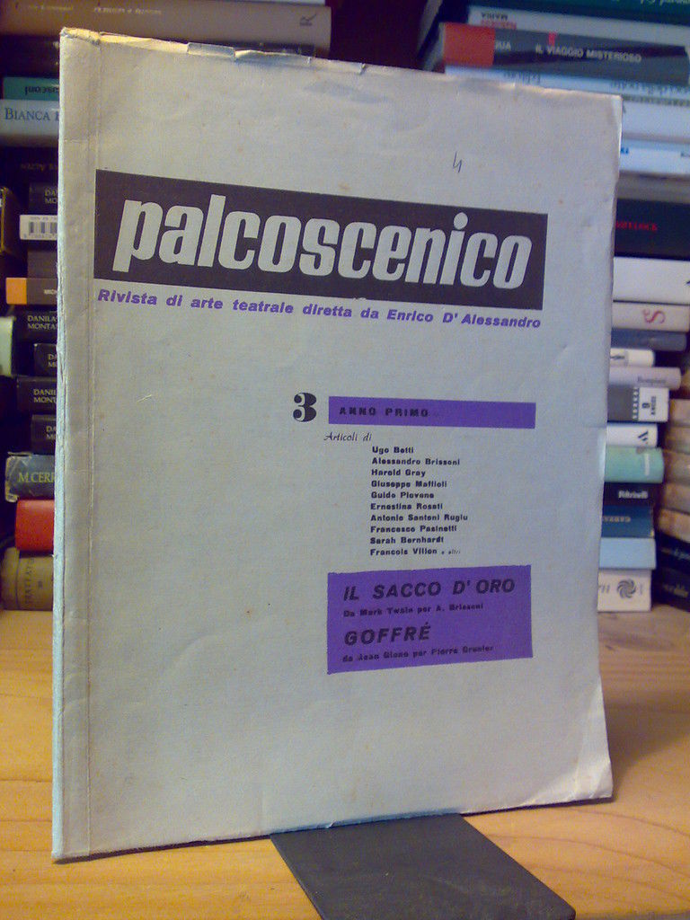 PALCOSCENICO - Rivista di Arte Teatrale - anno primo 3