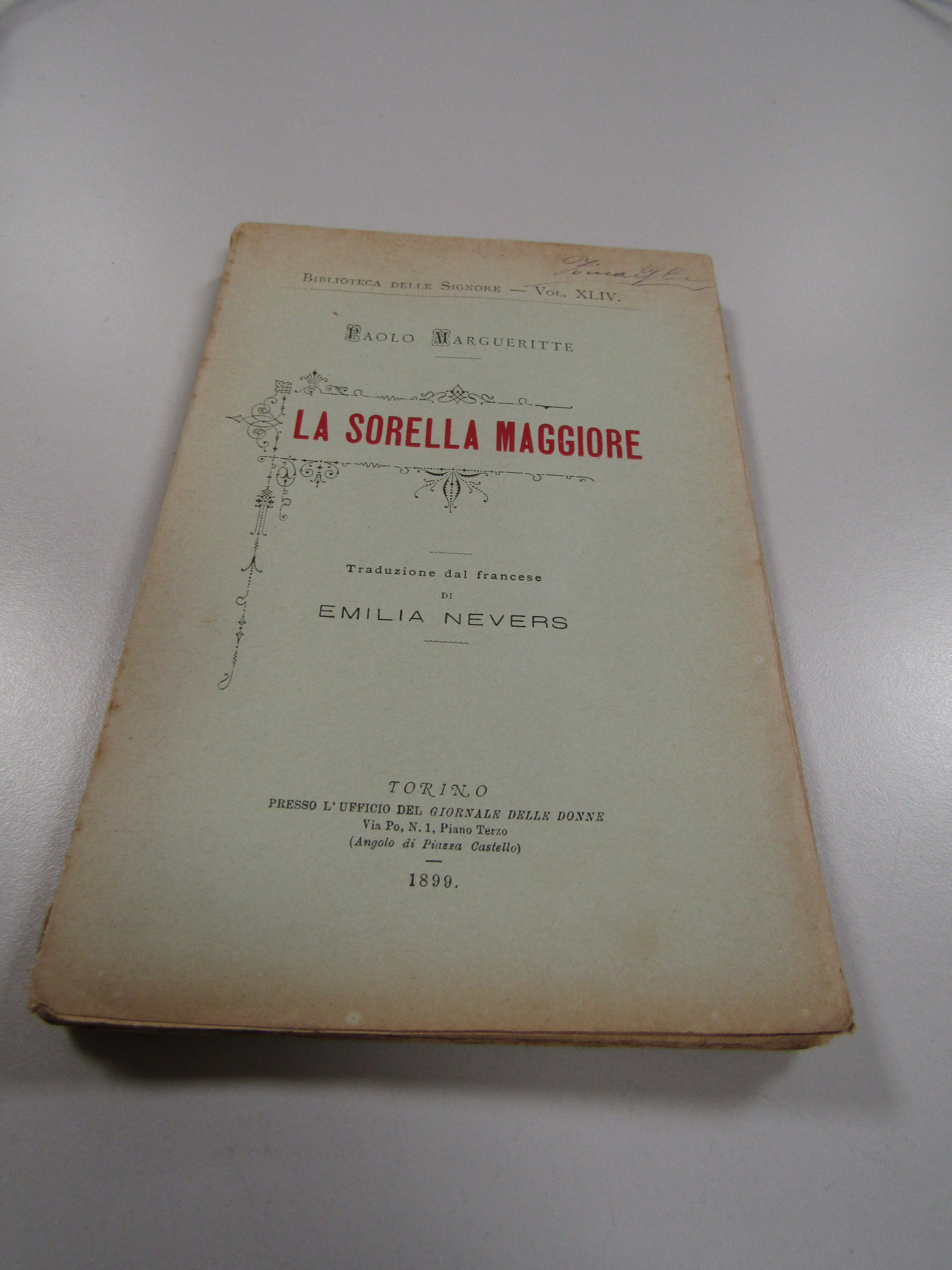 Paolo Margueritte. La sorella maggiore