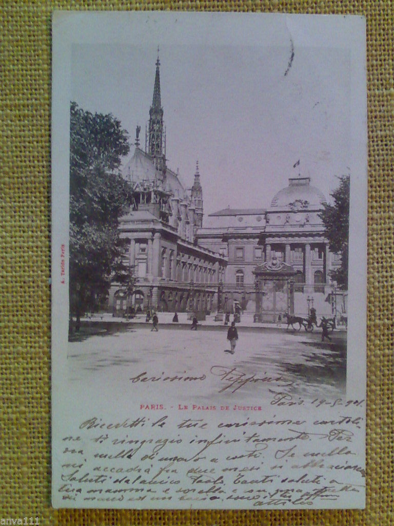 PARIS / PALAIS DE JUSTICE � 1901