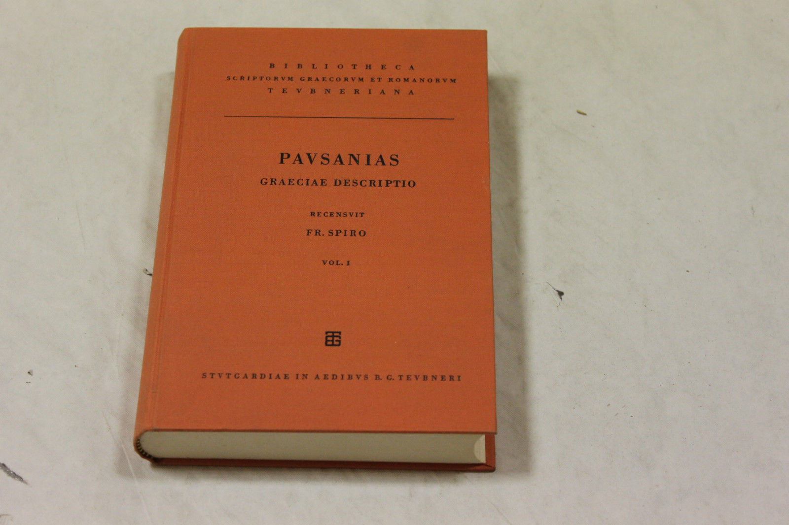 Pavsanias. Graeciae descriptio vol. I