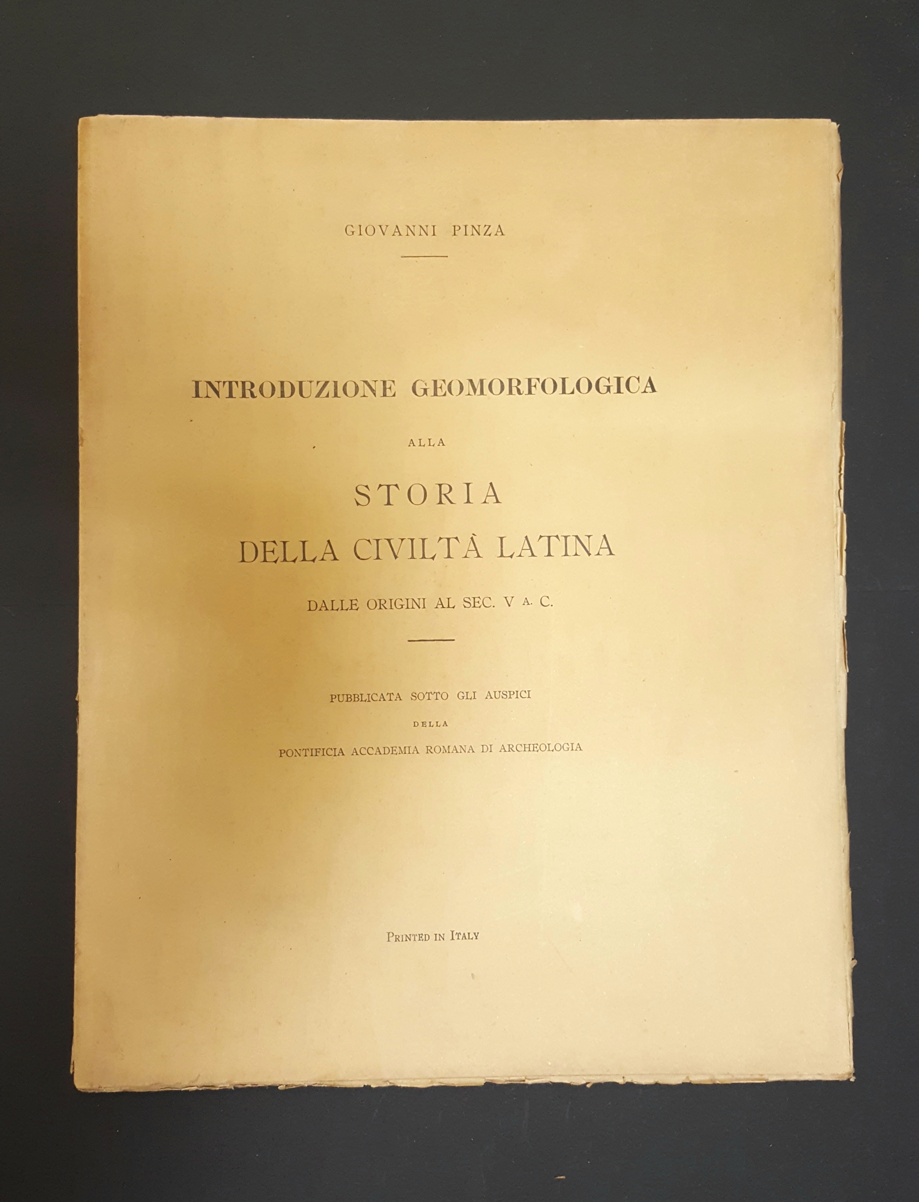 Pinza Giovanni. Storia della civiltà latina dalle origini al sec. …
