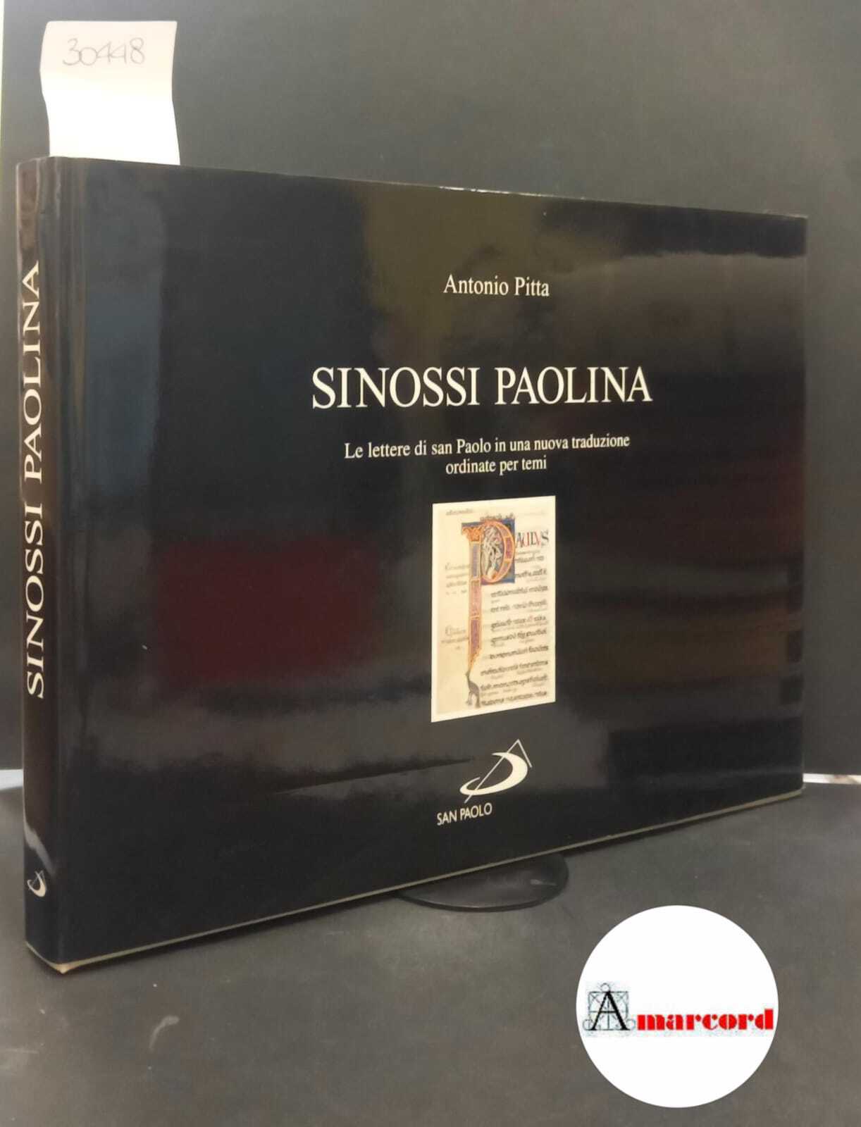 Pitta, Antonio. Sinossi paolina Cinisello Balsamo San Paolo, 1994