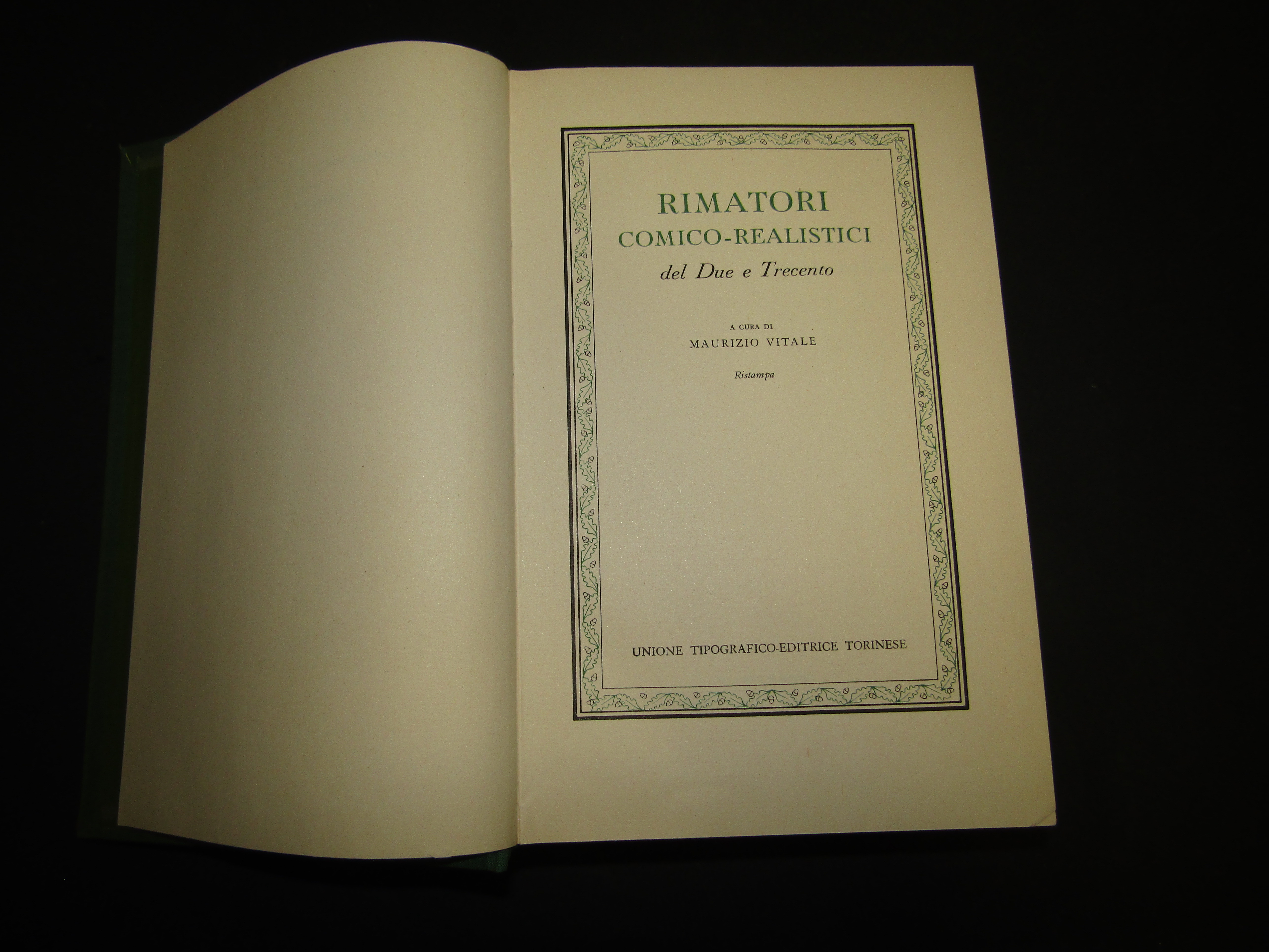 Rimatori comico-realistici del Due e Trecento. a cura di Vitale …