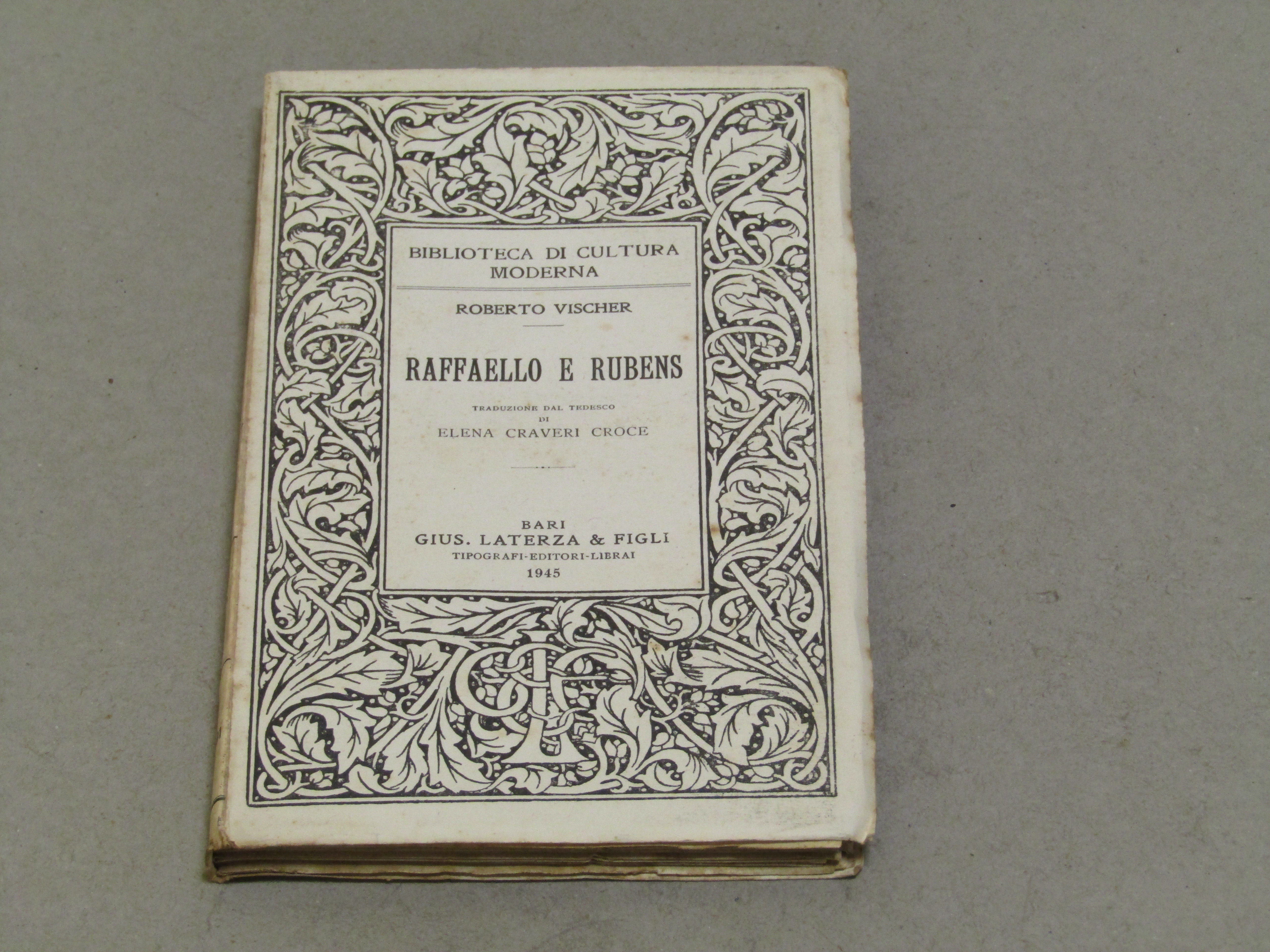 Roberto Vischer. Raffaello e Rubens