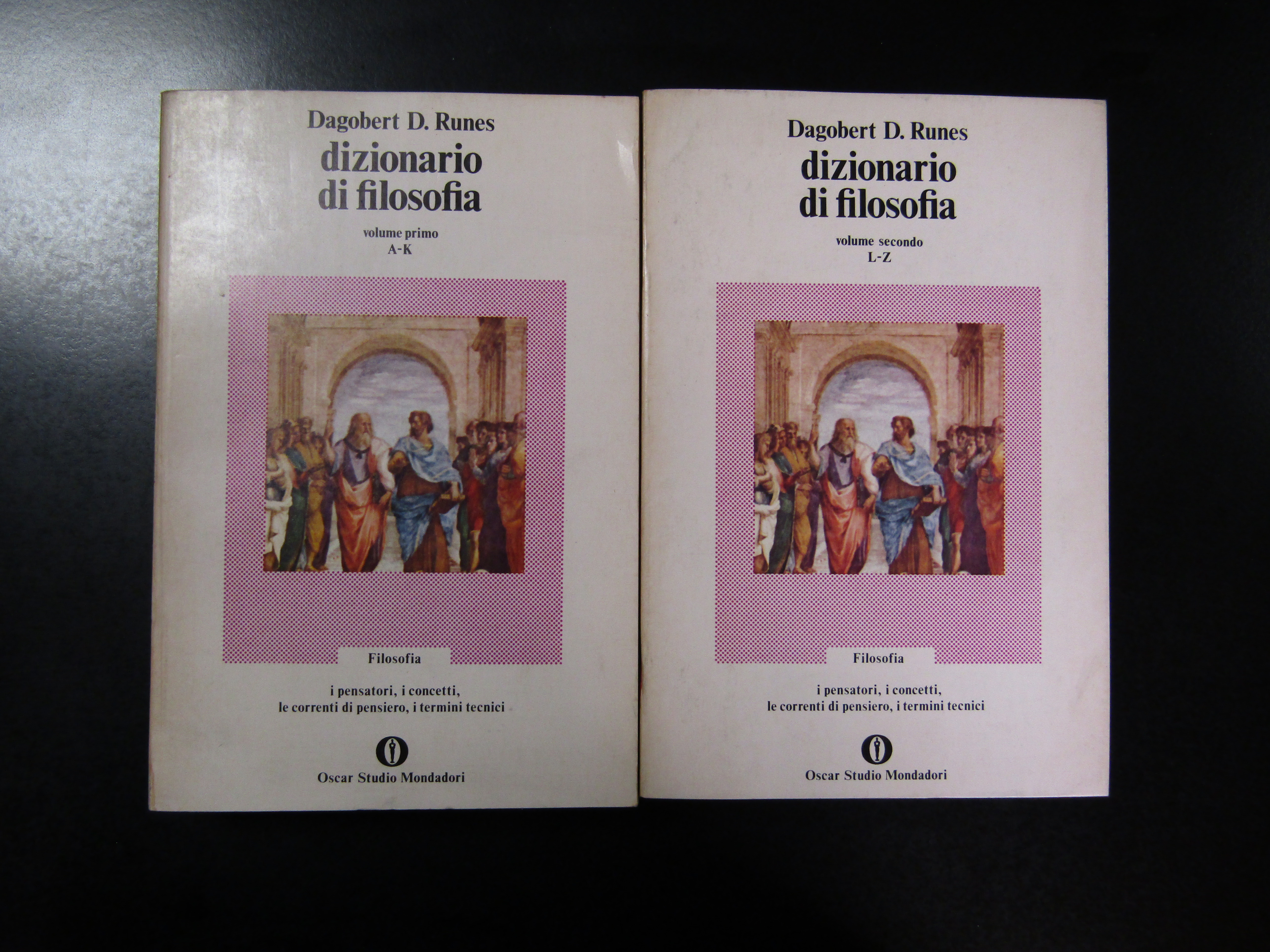 Runes Dagobert D. Dizionario di filosofia. 2 voll. Mondadori 1972.