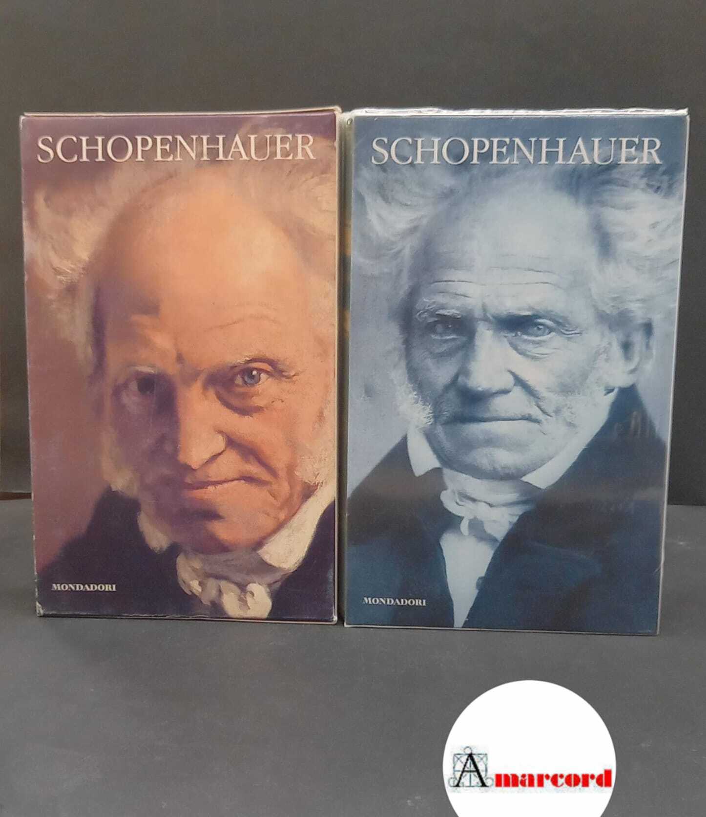 Schopenhauer, Arthur. Schopenhauer 2 volumi Milano Mondadori, 2008
