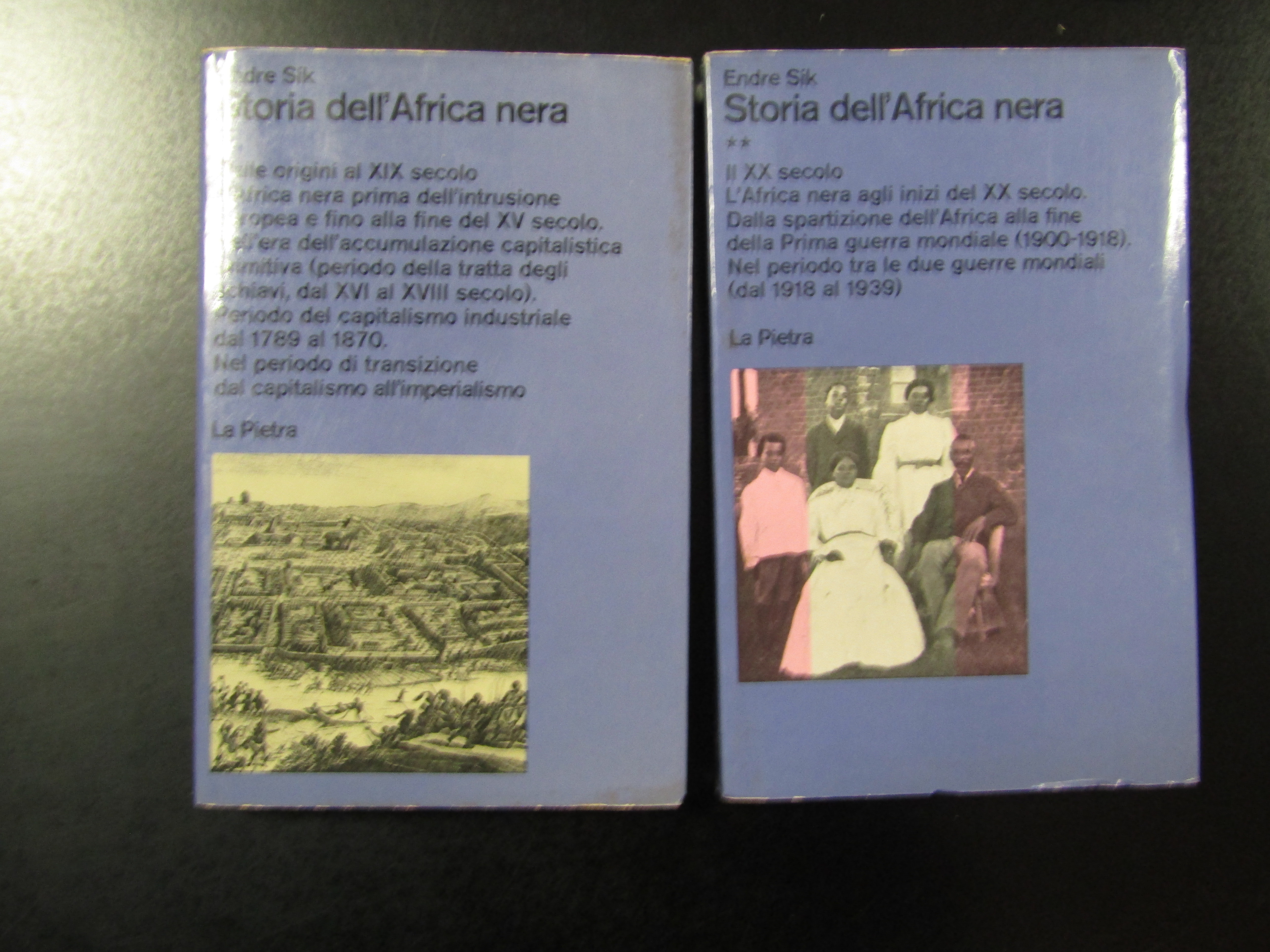 Sik Endre. Storia dell'Africa nera. 4 vol. La Pietra 1977/1978.