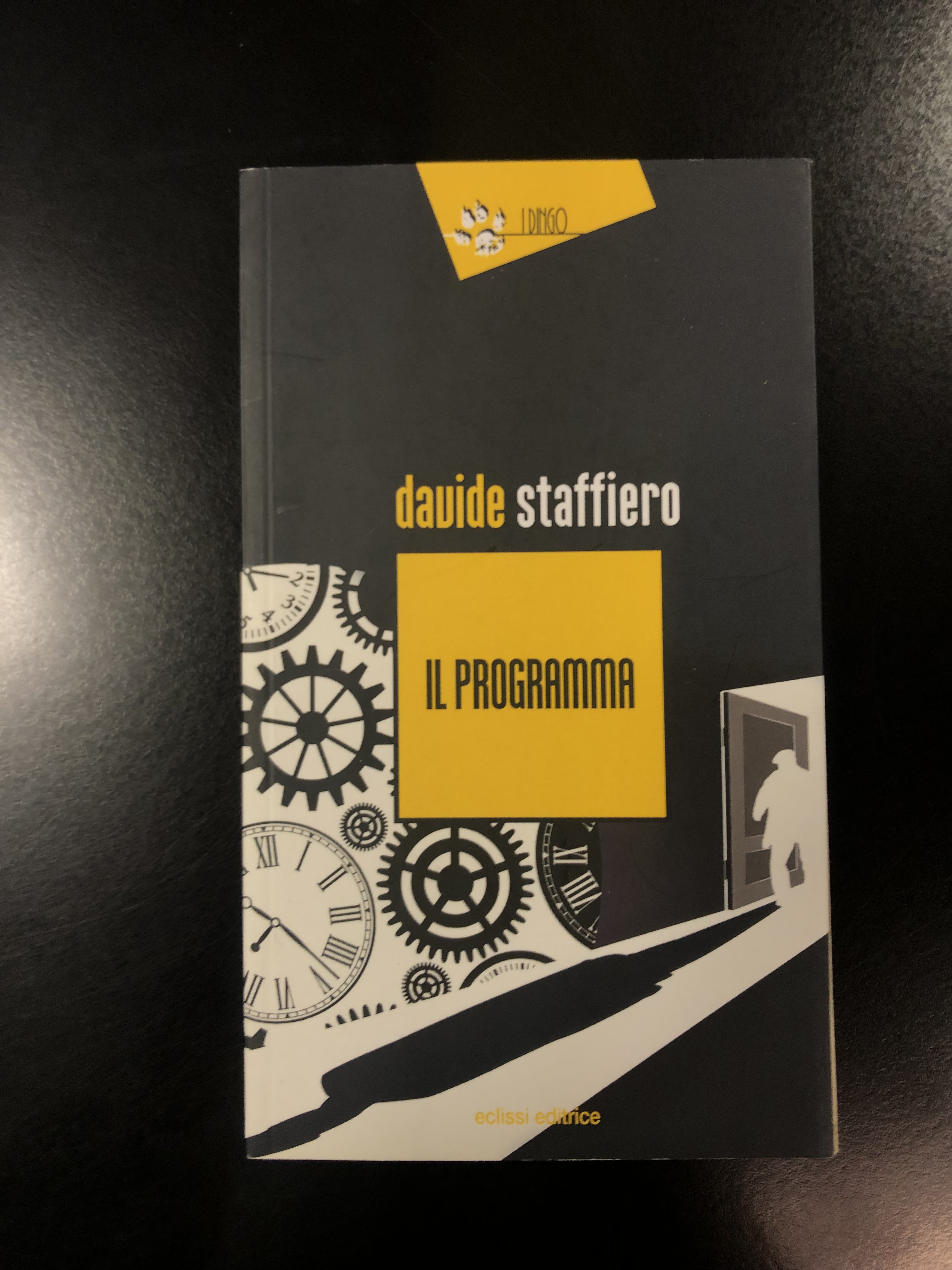 Staffiero Davide. Il programma. Eclissi Editrice 2018 - I.