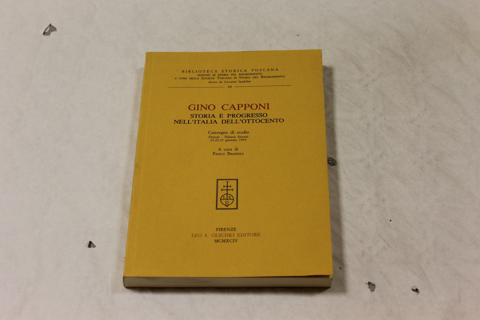 Storia e progresso nell'Italia dell'Ottocento - Gino Capponi - 1994