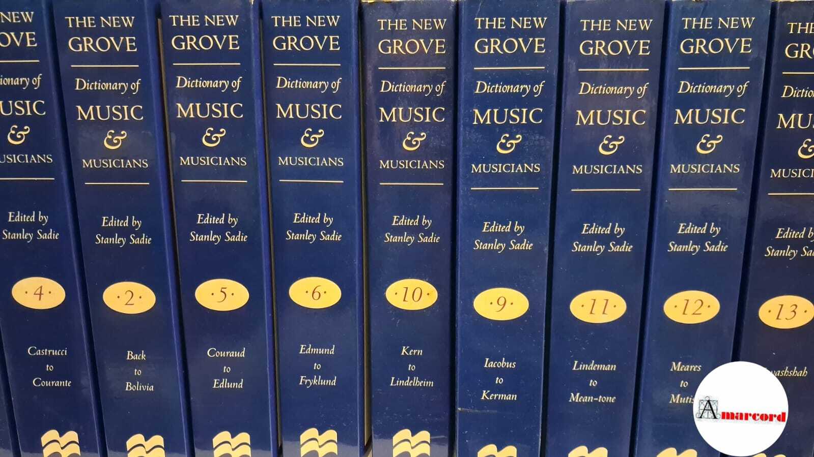 The New Grove Dictionary of Music and Musicians 20 voll. …
