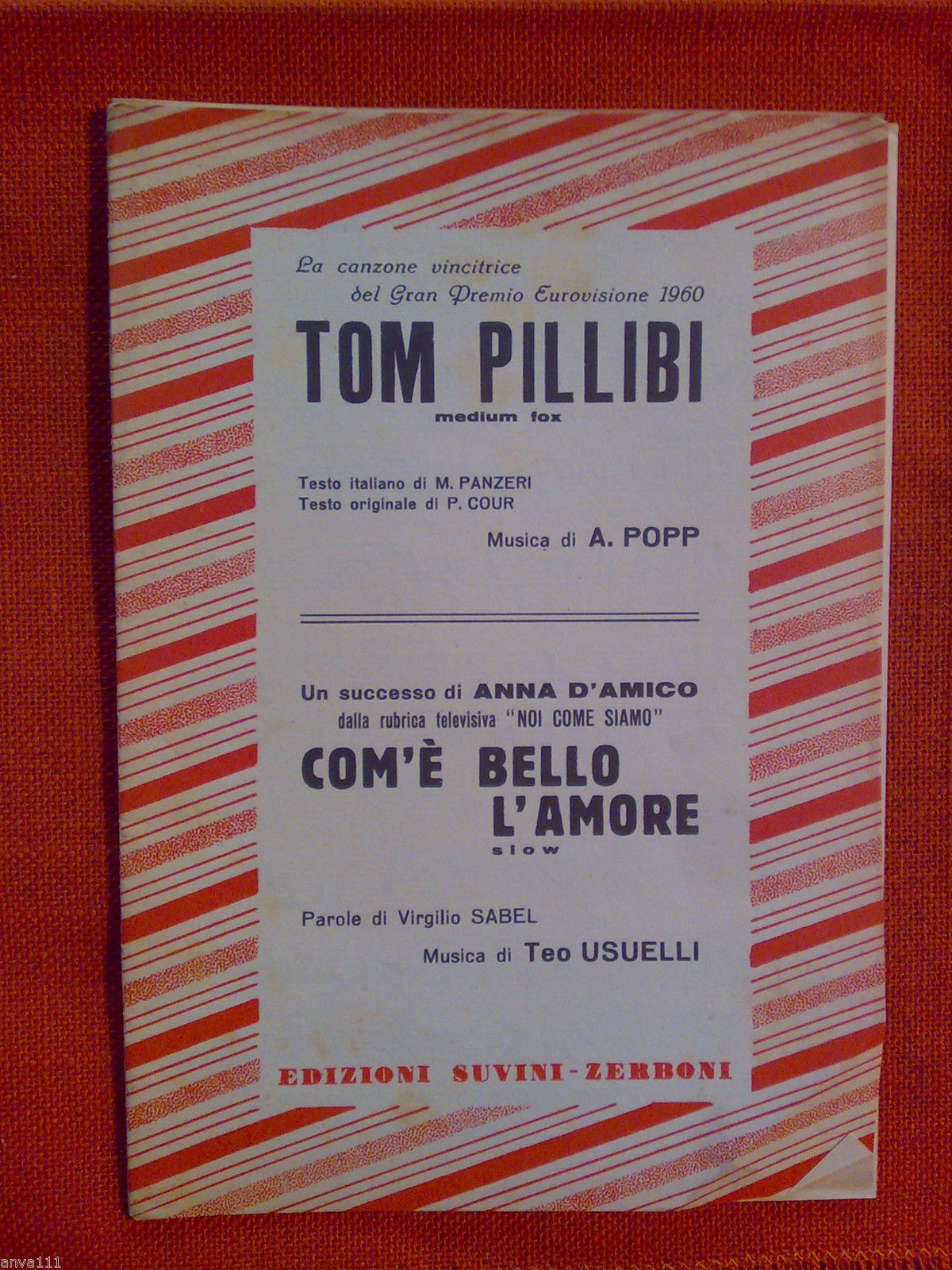 TOM PILLIBI / COM' E' BELLO L' AMORE - musica …