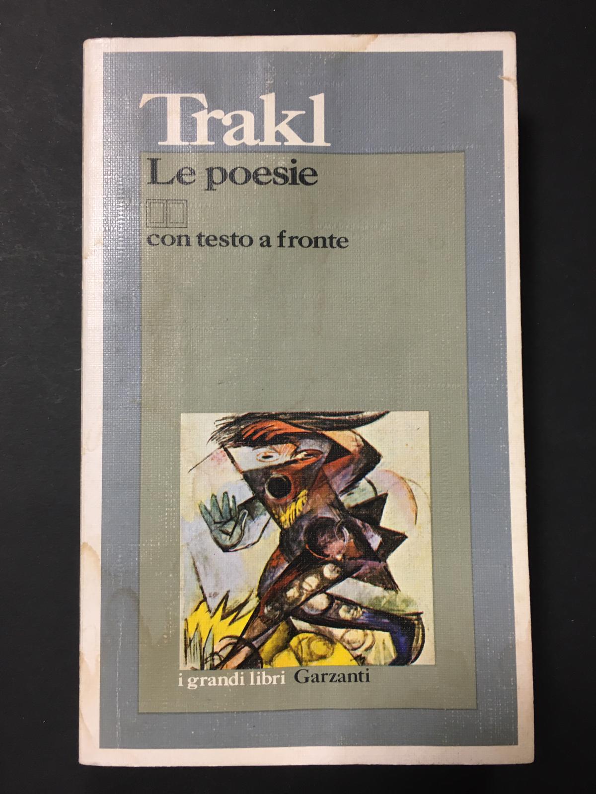 Trakl Georg. Le poesie. Garzanti. 1982