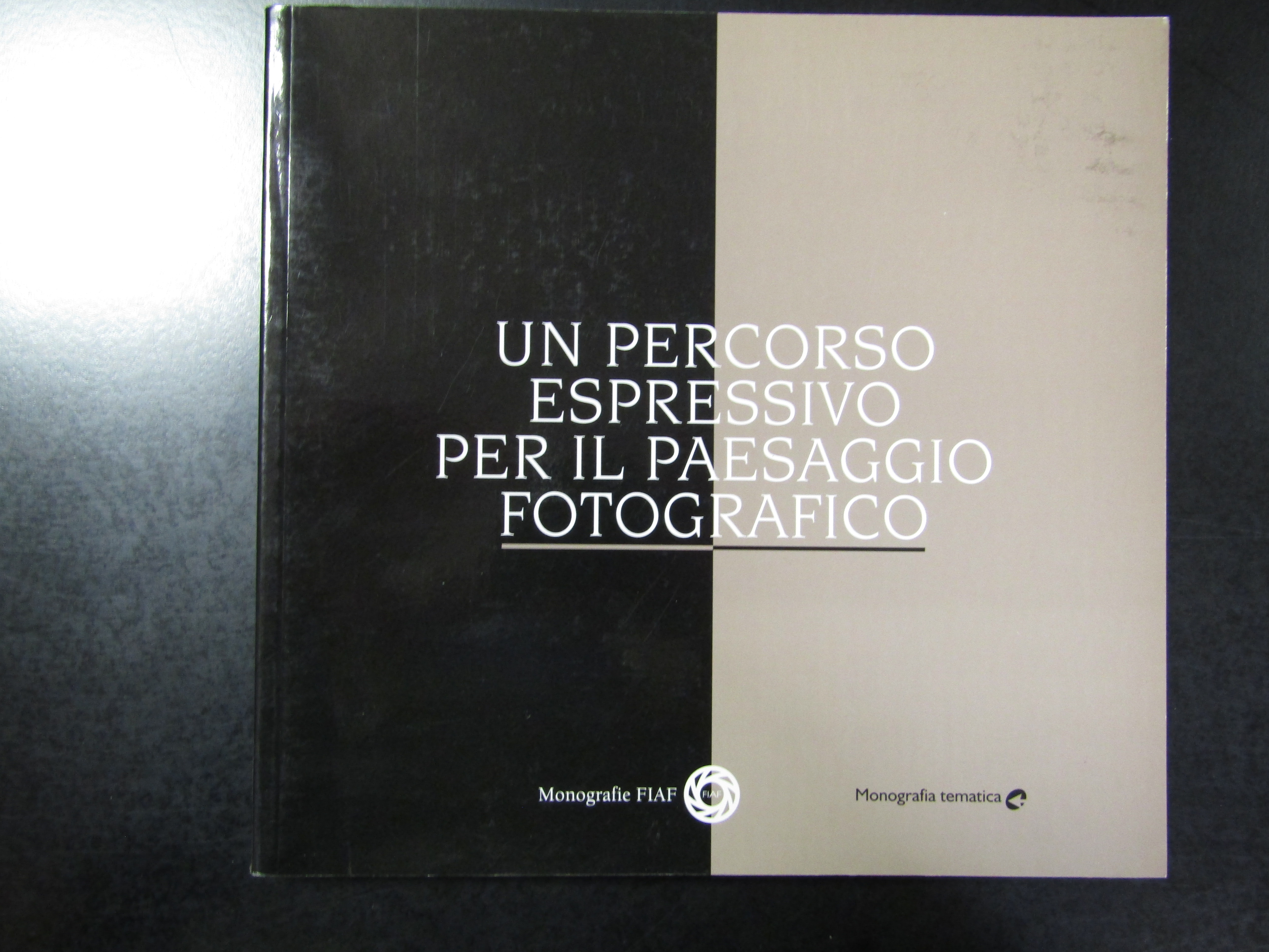 Un percorso espressivo per il paesaggio fotografico. FIAF 1998.