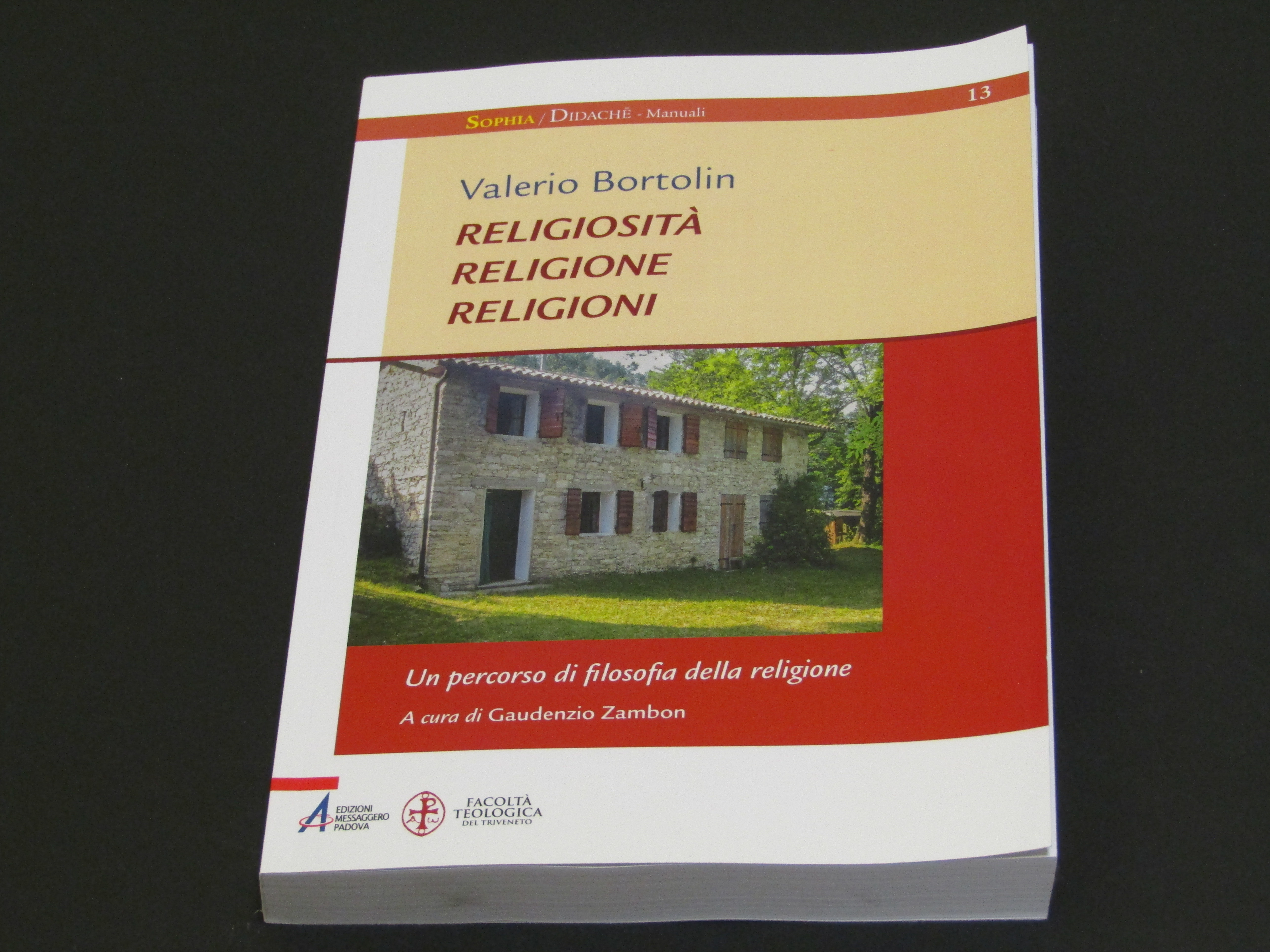Valerio Bortolin. Religiosità religione e religioni