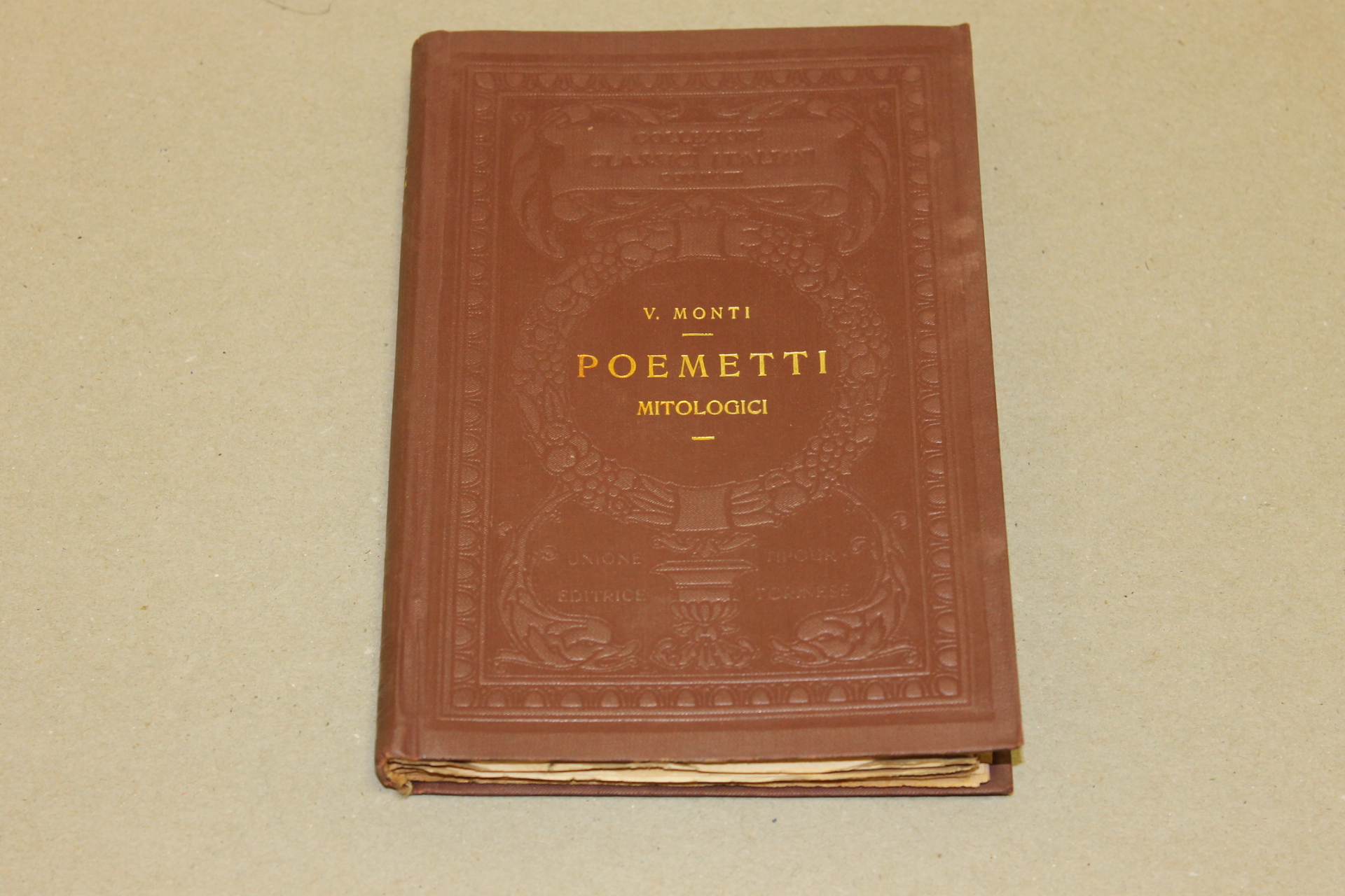 Vincenzo Monti-Poemetti mitologici