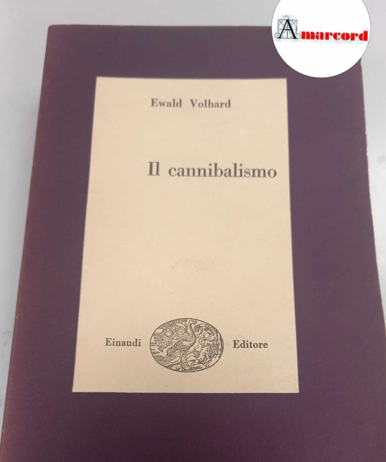 Volhard Ewald, Il cannibalismo, Einaudi, 1949.