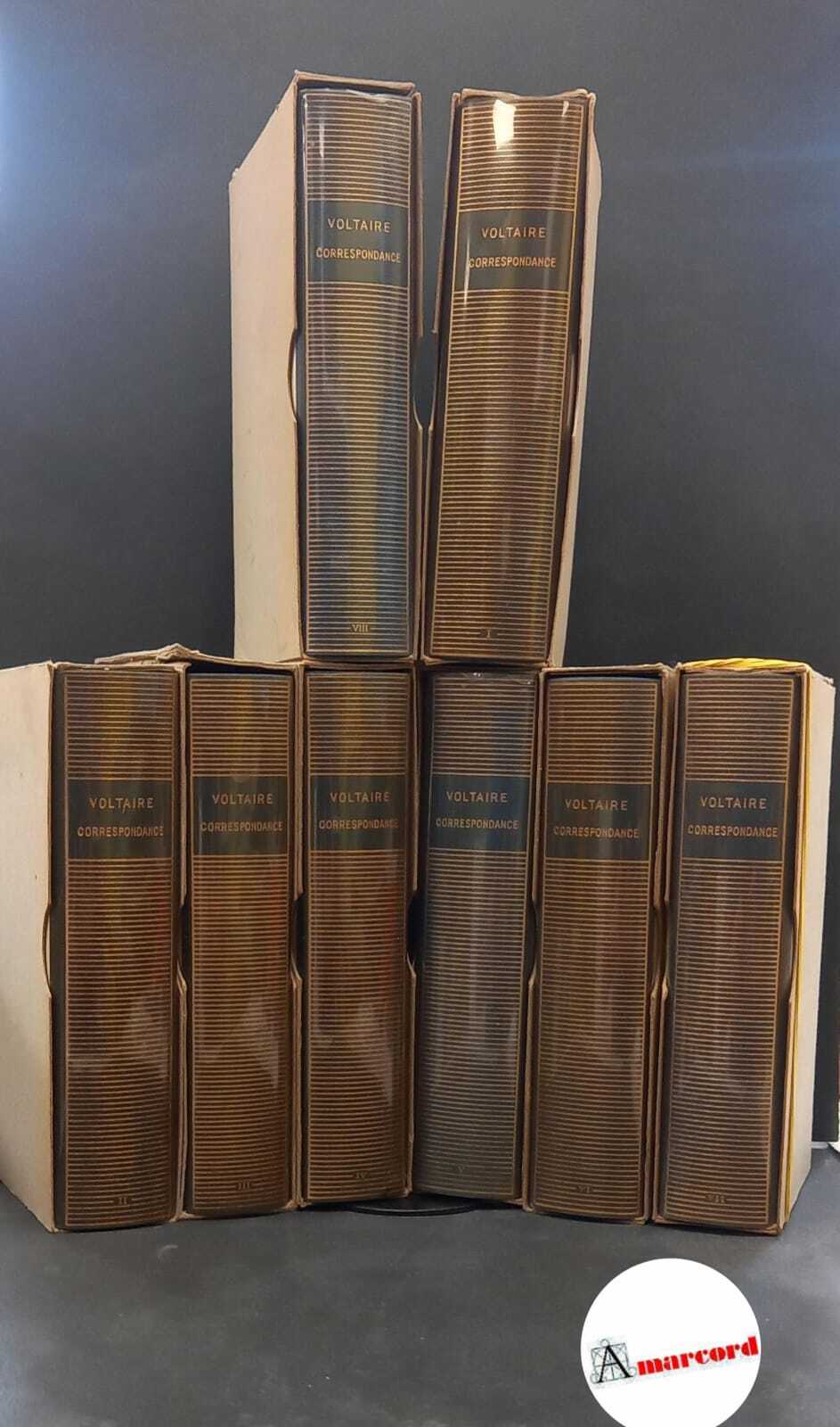Voltaire. , and Besterman, Theodore. Correspondance vol 1 - 2 …