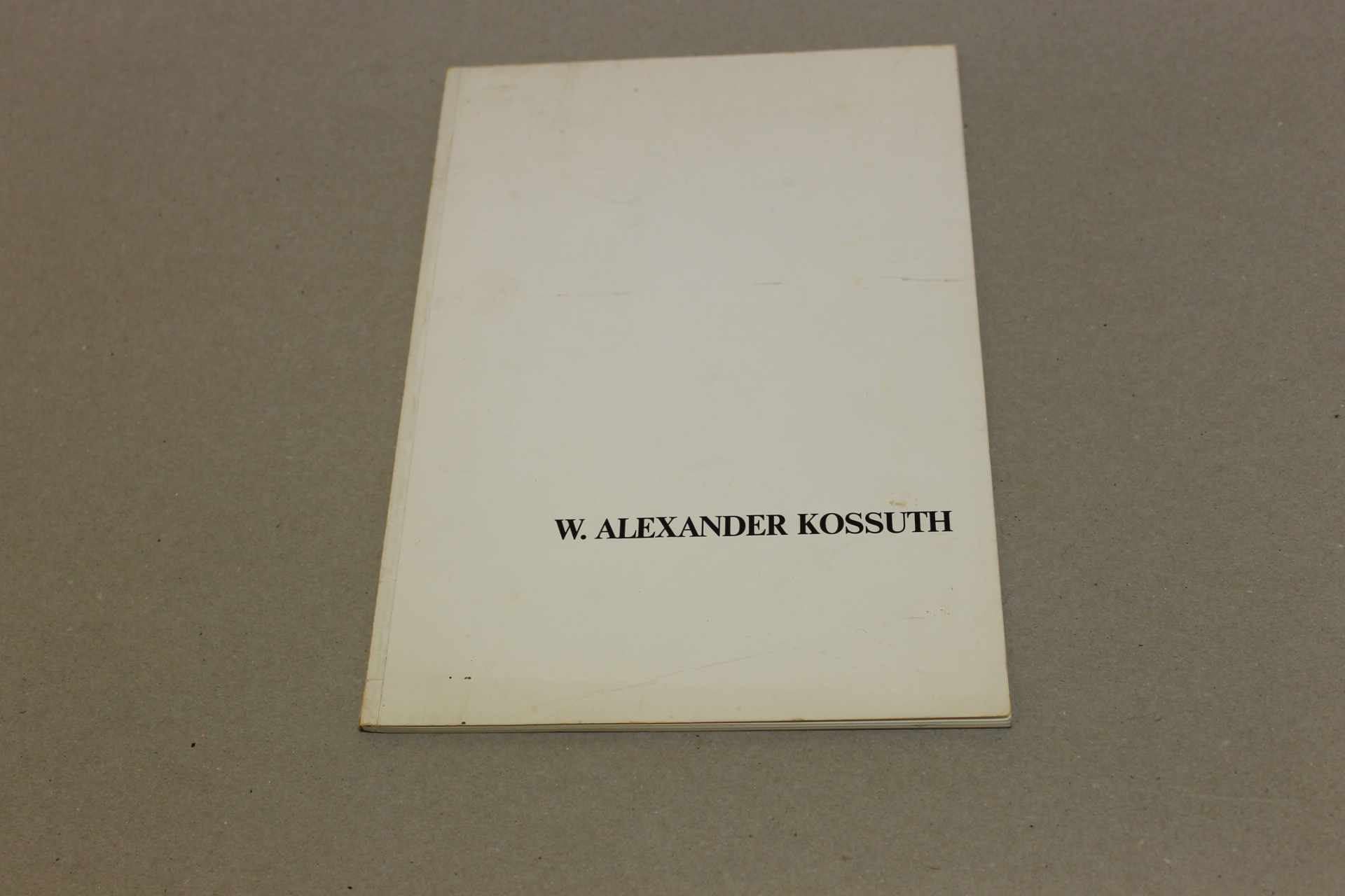 W. Alexander Kossuth