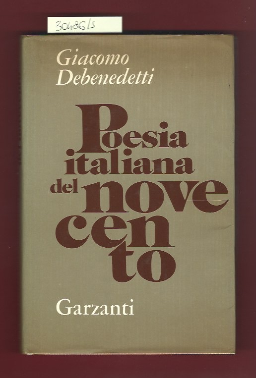 Poesia italiana del Novecento