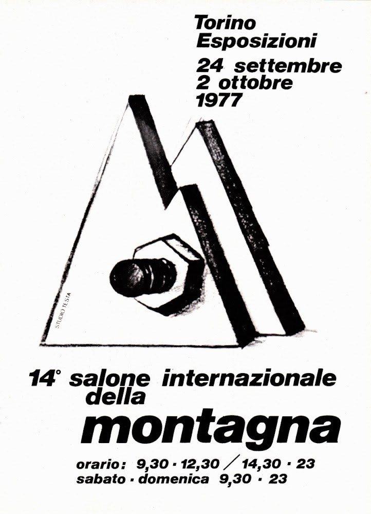 14^ salone internazionale della montagna. Torino 24 sett./2 ott. 1977. …