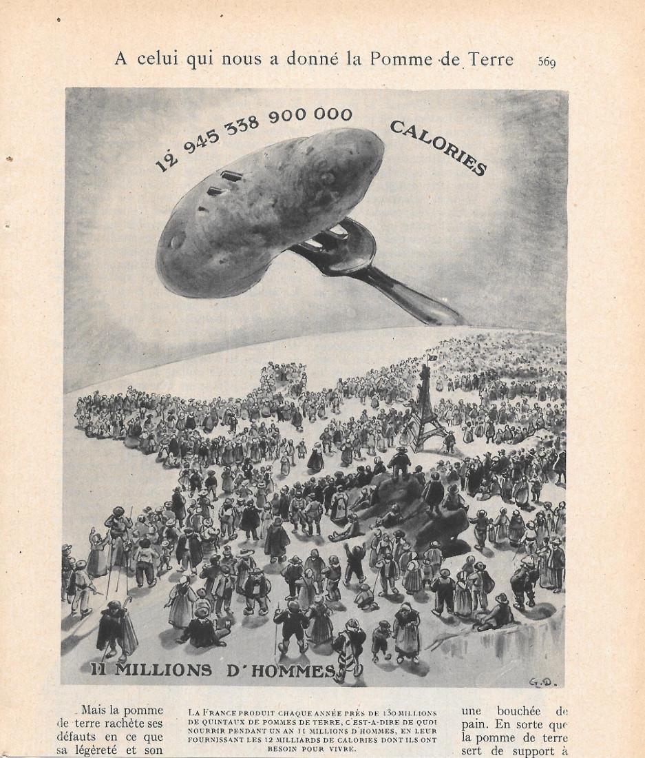 A celui qui nos donne la pomme de terre. Da …