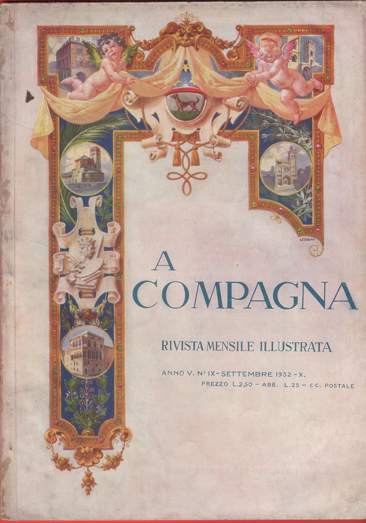 A Compagna. Rivista. Anno V n. 9 settembre 1932