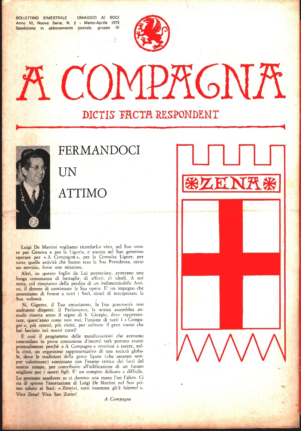 A Compagna. Rivista. n. 2 marzo-aprile 1975