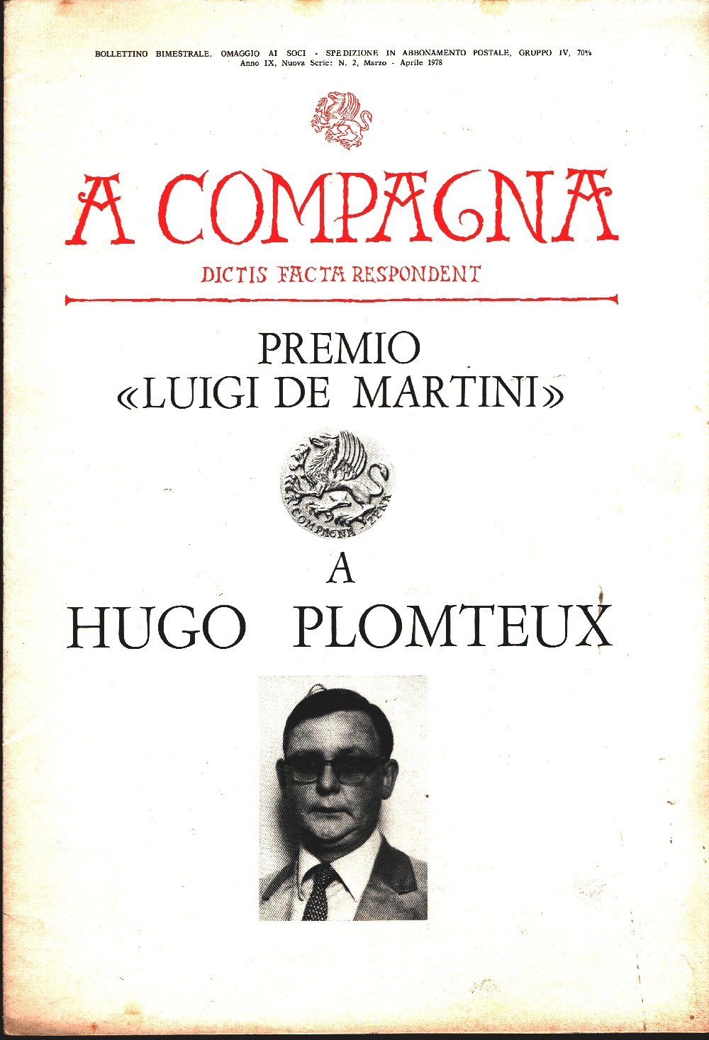 A Compagna. Rivista. n. 2 marzo-aprile 1978