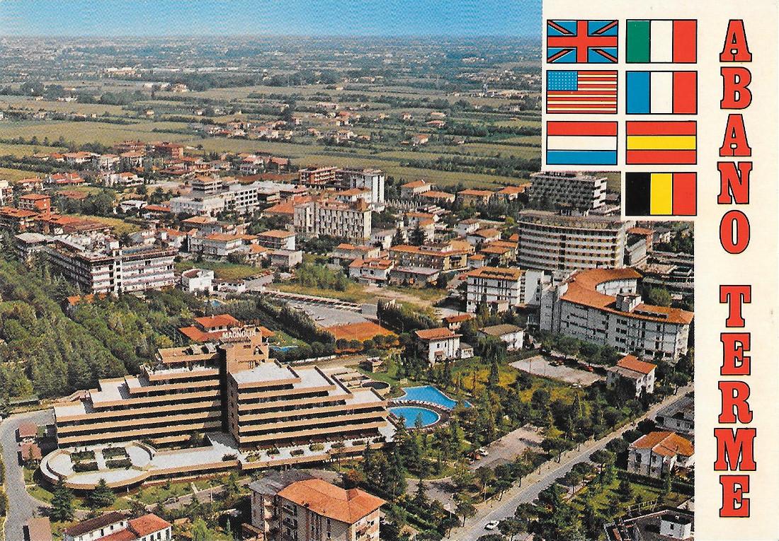 Abano Terme (PD). Panorama. Non viaggiata