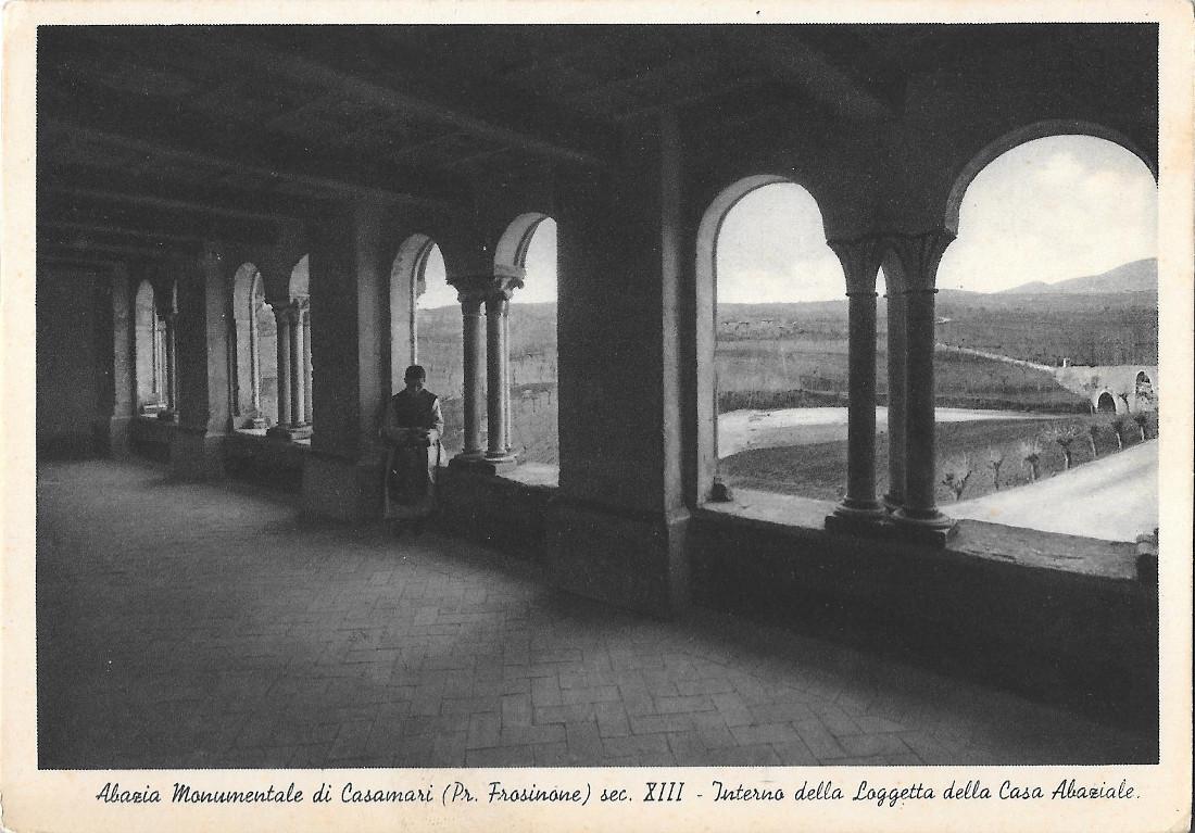 Abazia Monumentale di Casamari (FR). Loggetta della Casa Abaziale. Non …