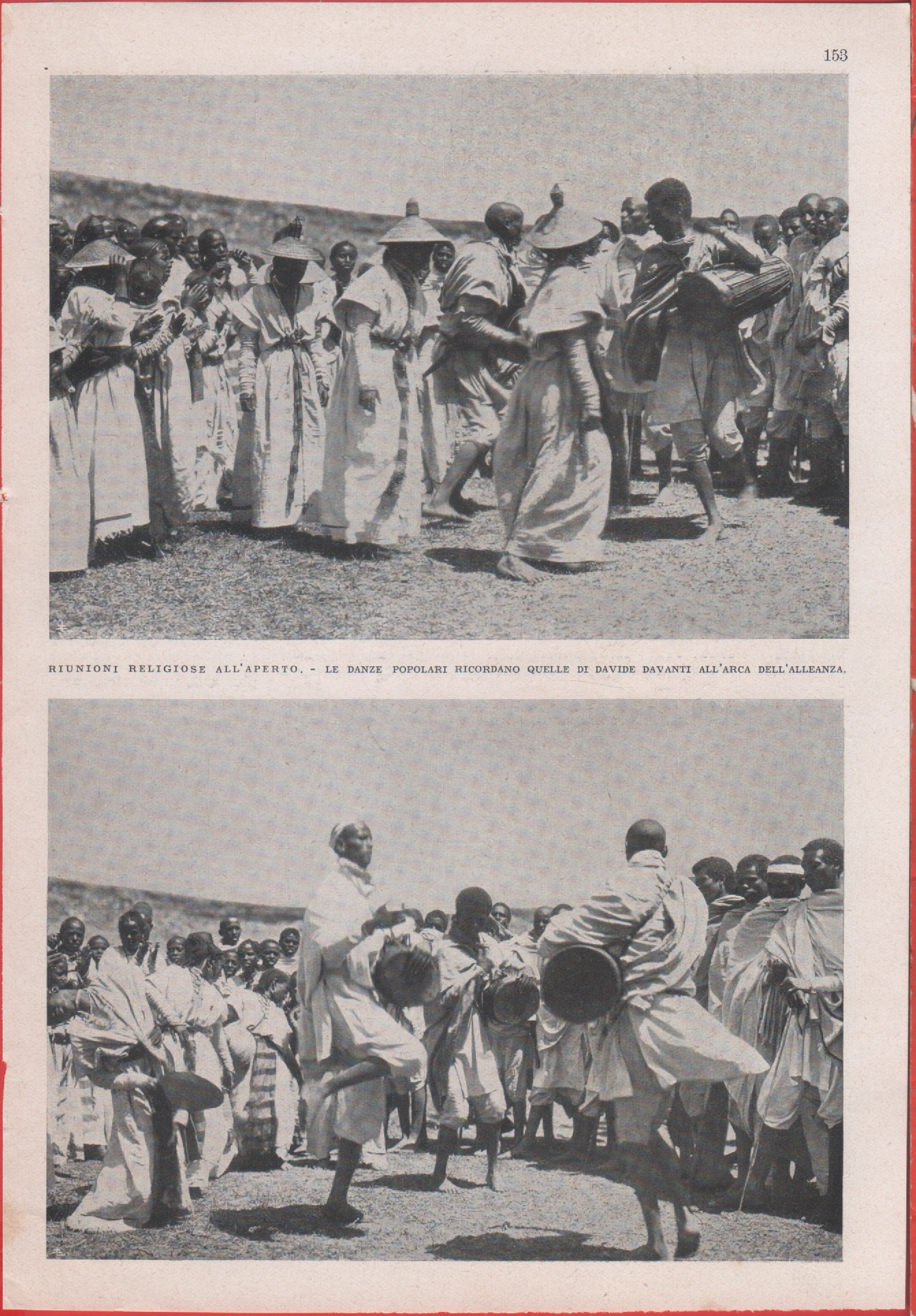 Abissinia: Danze popolari ricordano quelle di Davide davanti all'Arca dell'Alleanza. …