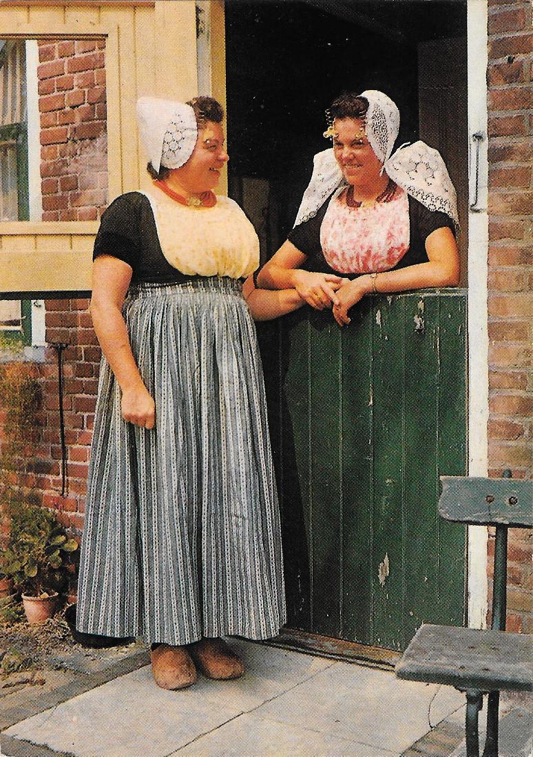 Abiti tradizionali. Zeeland. Holland. Non viaggiata