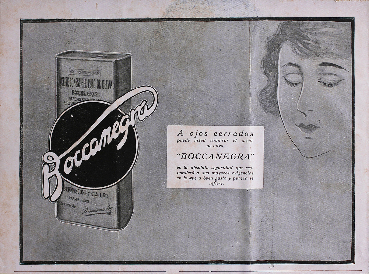 Aceite de oliva Boccanegra - Advertising 1922