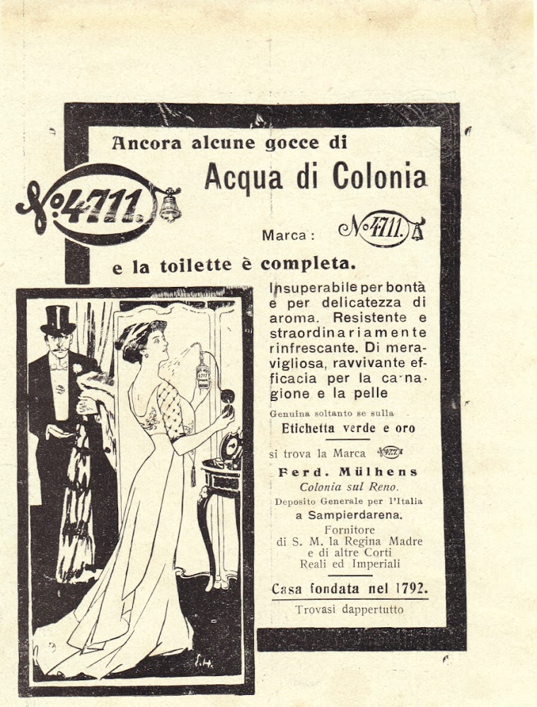 Acqua di Colonia n. 4711. Advertising 1913