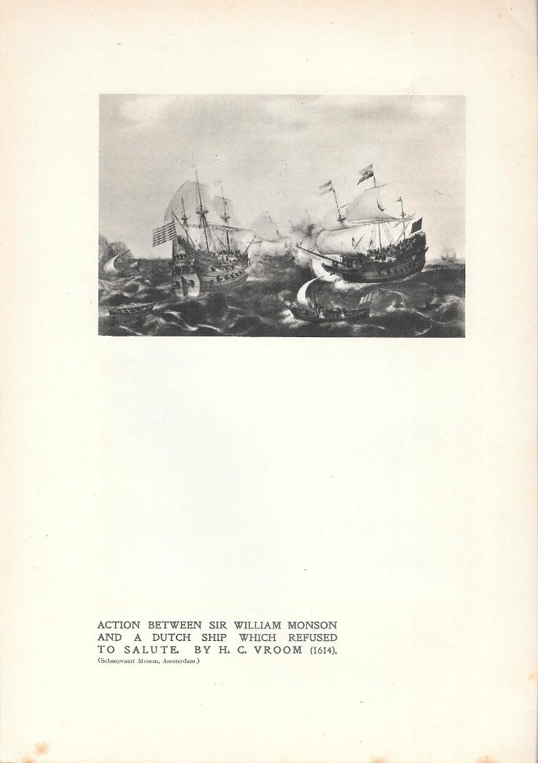Action between sir W. Monson.. by H.C. Vroom/Medaillon; L'age d'oro …