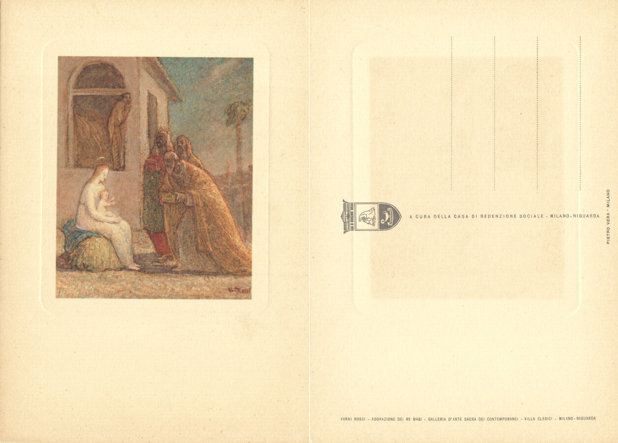 Adorazione dei Re Magi (Vanni Rossi). Non viaggiata