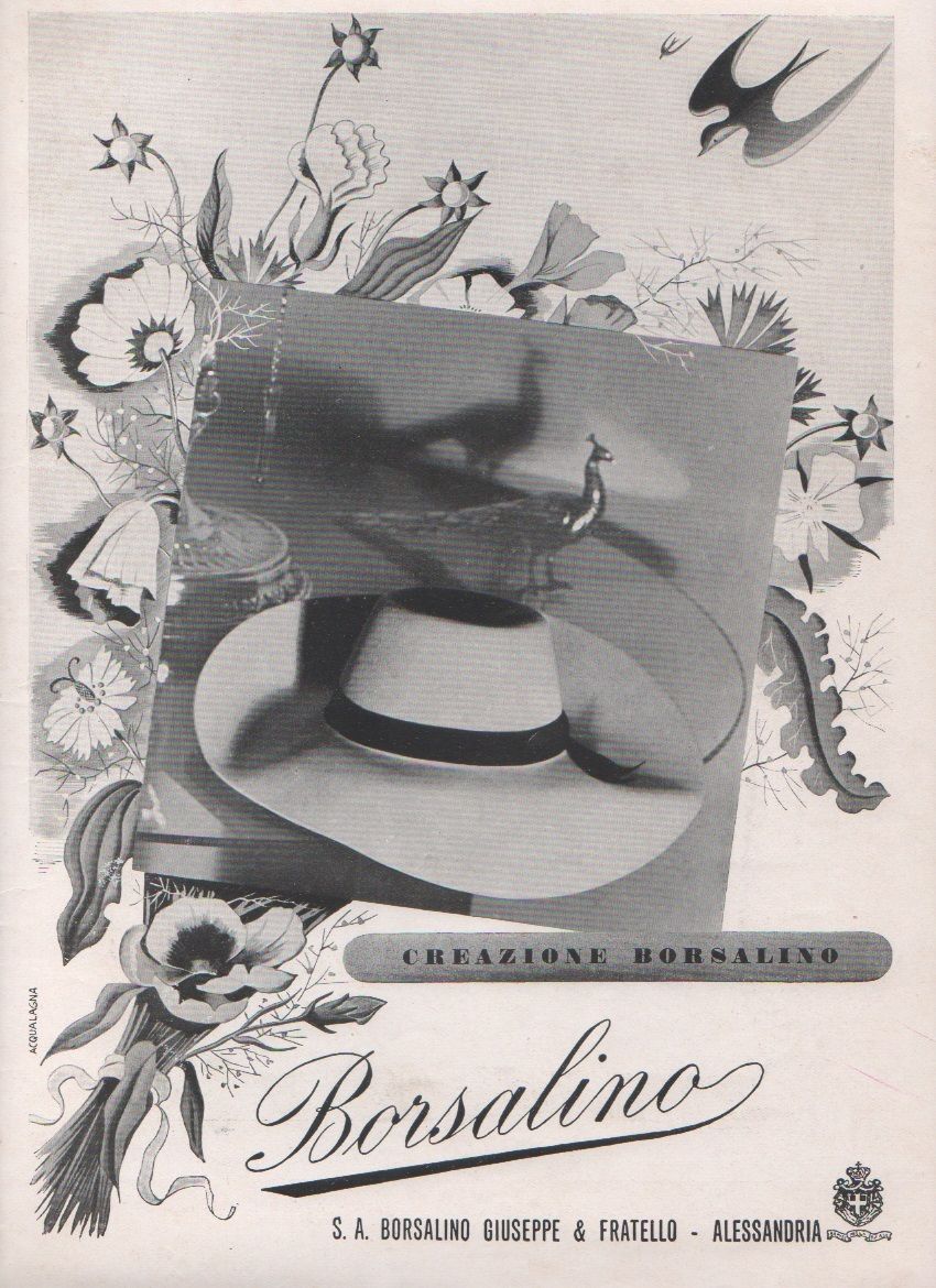 Advertising - Borsalino - Pubblicità 1944