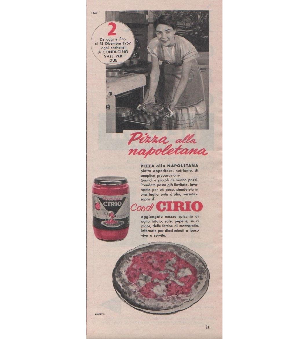 Advertising - Condi Cirio - Pubblicità 1957