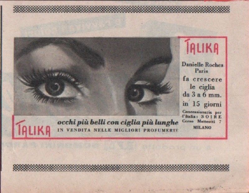 Advertising - Talika per far crescere le ciglia - Pubblicità …