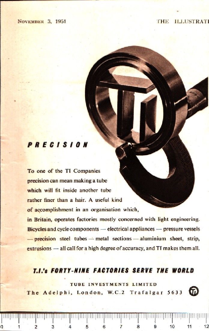 Advertising - Tube Investments Limited - 1951