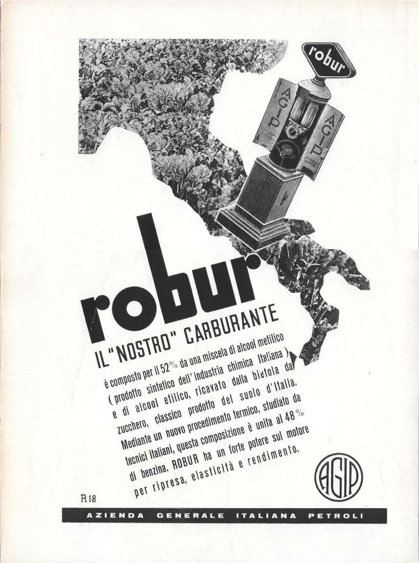 Agip Robur il nostro carburante - Advertising 1936