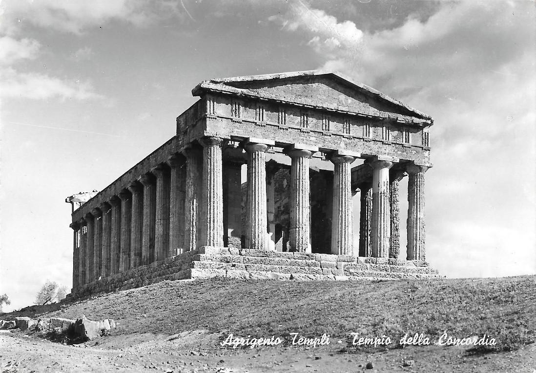 Agrigento. Tempio della Concordia. Altercocca. Non viaggiata