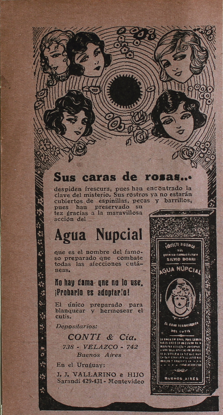 Agua Nupcial - Advertising 1922