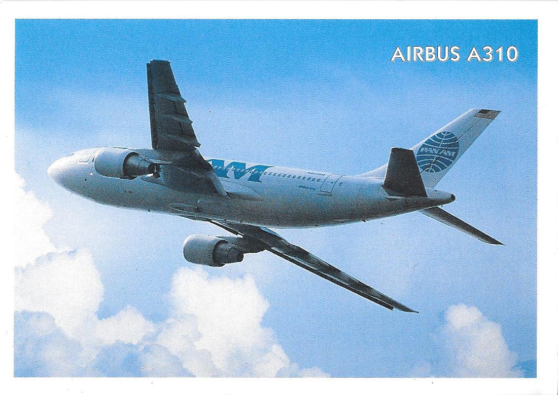 Airbus A310. Pan-Am. Non viaggiata