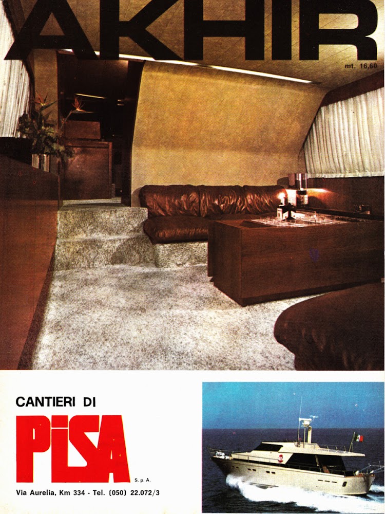 Akhir, Cantieri di Pisa/Bulova Accutron. Advertising 1974