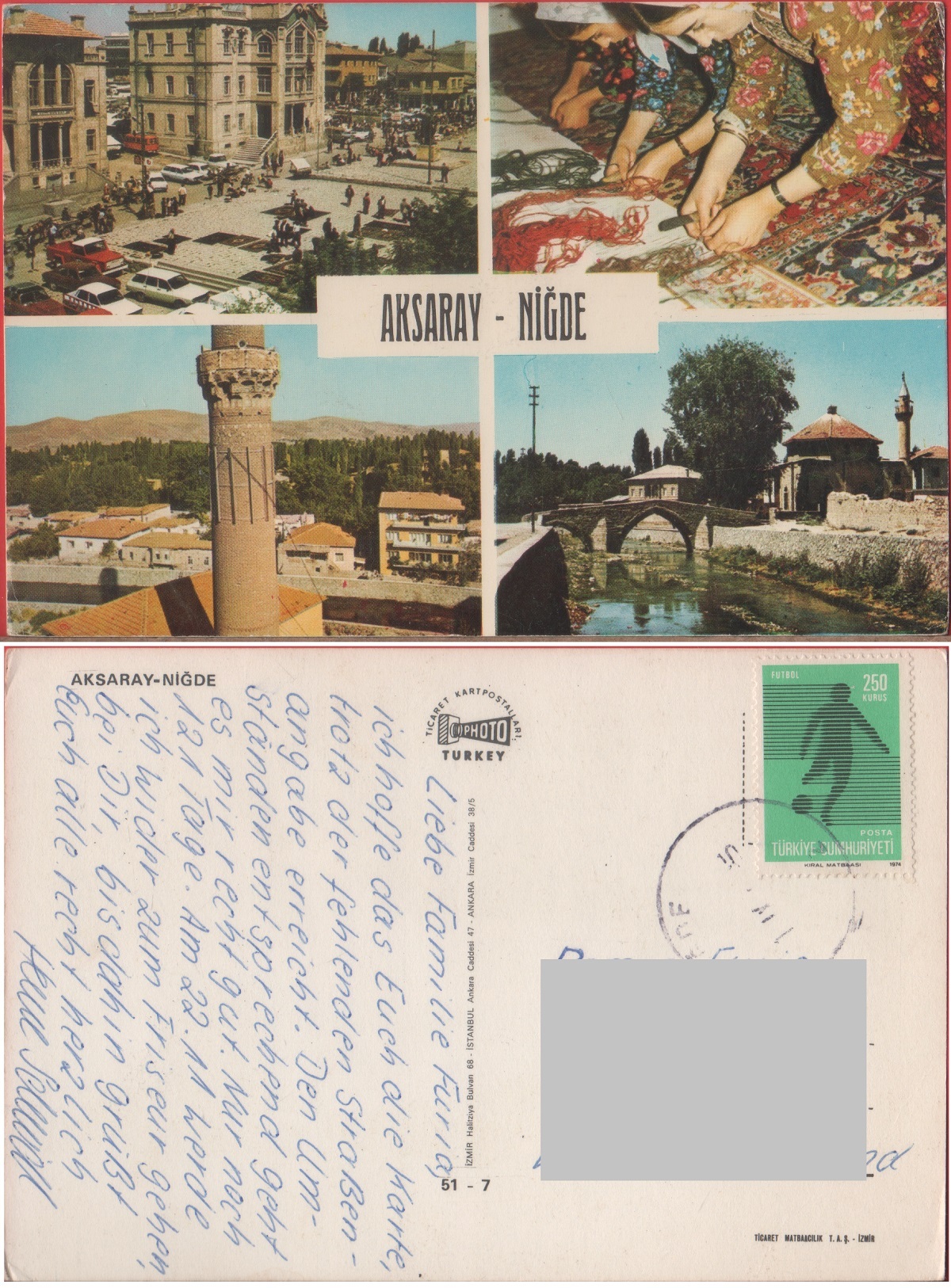 Aksaray-Nigde (Tur). Viaggiata