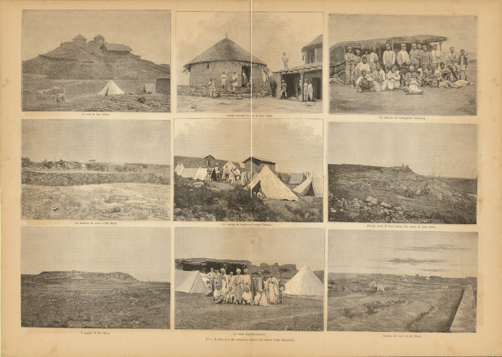 All'Asmara. Stampa 1889