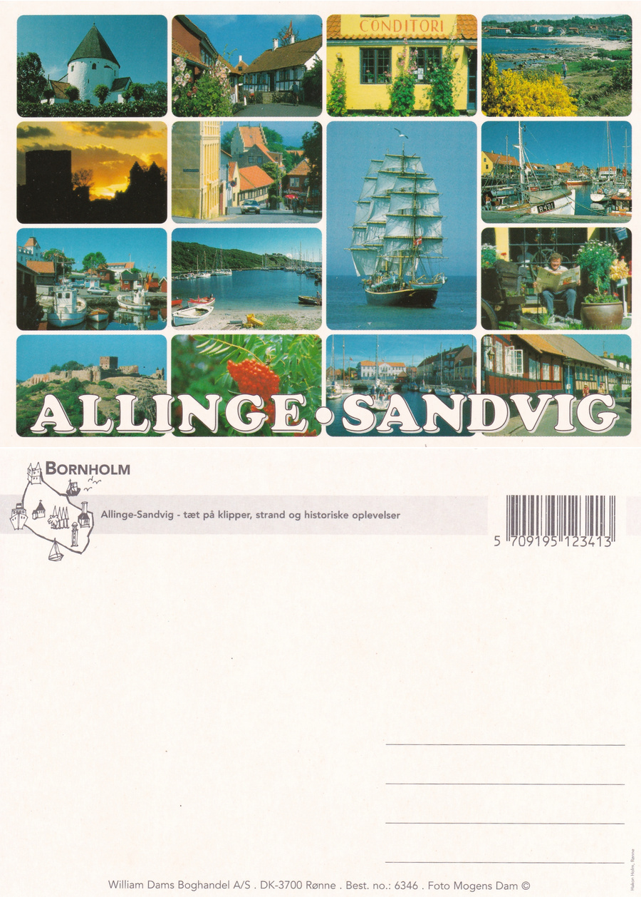 Allinge, Sandvig. Bornholm (Danimarca). Non viaggiata