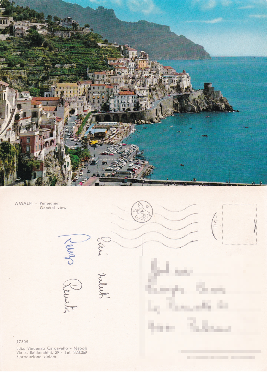 Amalfi. Panorama. Viaggiata