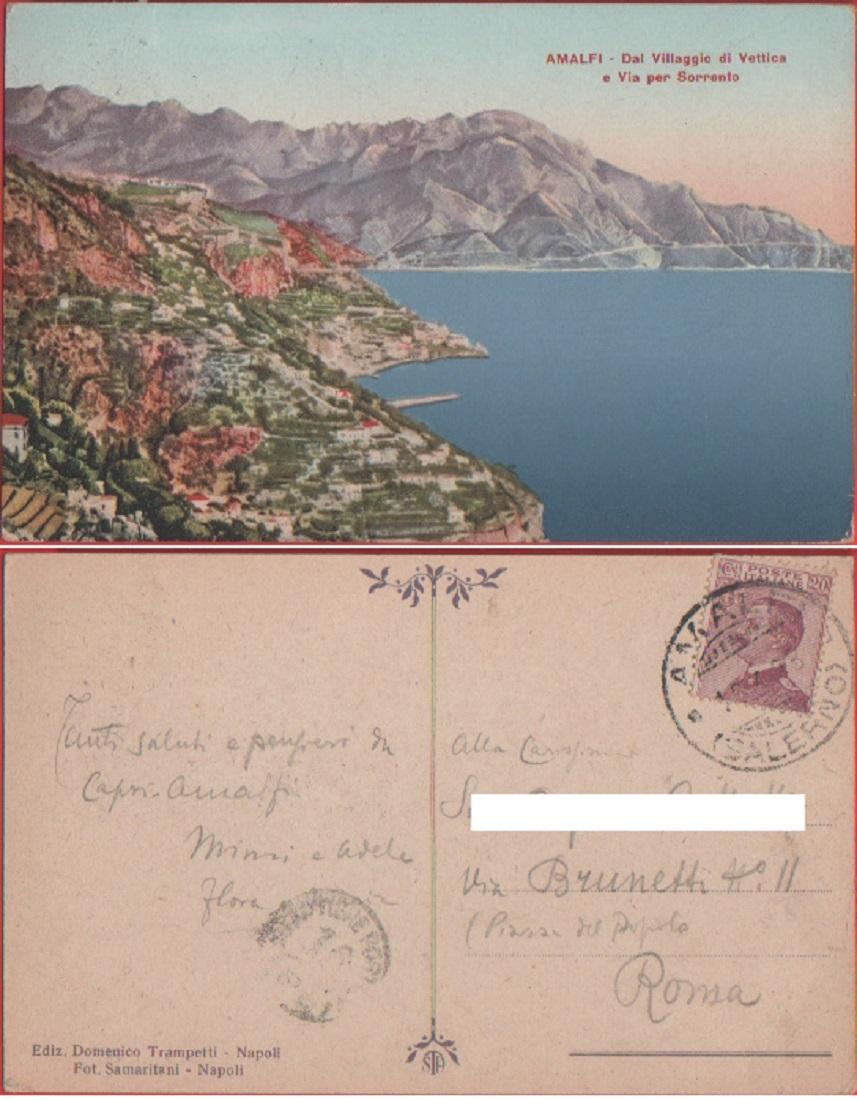 Amalfi (SA). Dal villaggio di Vettica e via per Sorrento. …
